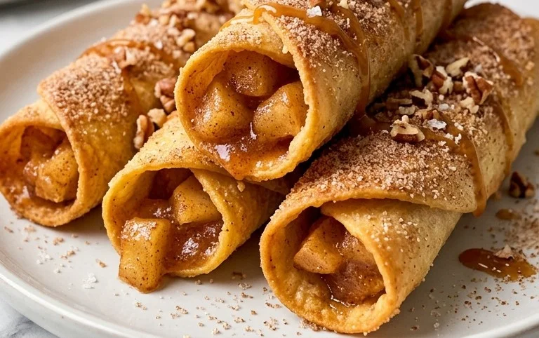 Air Fryer Apple Pie Taquitos