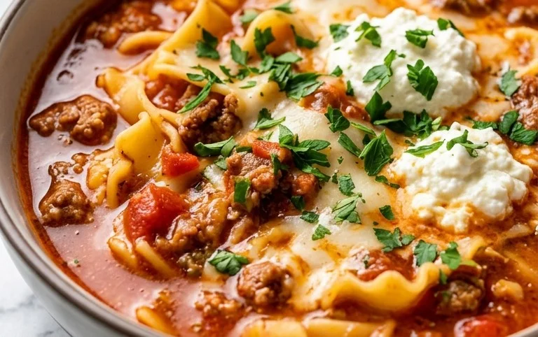 Easy Lasagna Soup Recipe