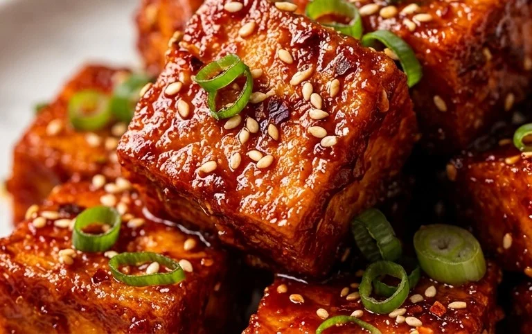 Crispy Gochujang Korean Tofu