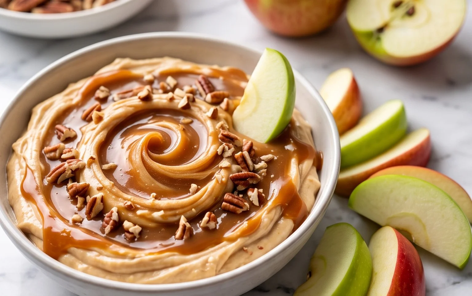 Easy Toffee Apple Dip Recipe Sweet Creamy Party Treat