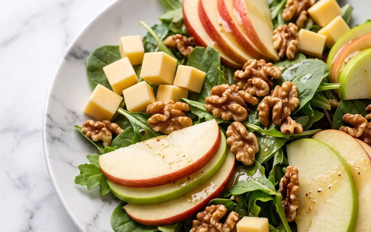 Apple Gouda Walnut Salad Recipe